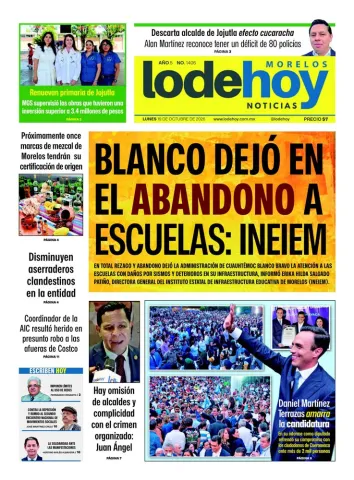 Edición Diario Morelos 20261019