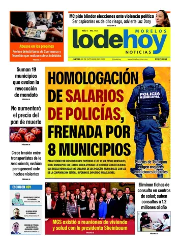 Edición Diario Morelos 20261022