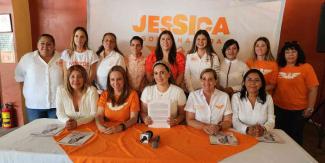 Descarta Jessica Ortega declinar por alguna de sus contrincantes