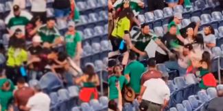VIDEO. Fans de la Selección Mexicana protagonizan pele4 campal en Estadio NRG