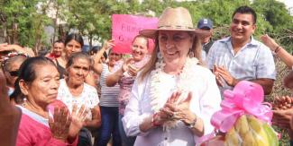 Acercará Margarita González Saravia servicios e infraestructura a pueblos marginados de Ayala