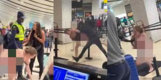 Norteamericana se desnuda y causó caos, al gritar que exigía tener relaciones sexuales en el aeropuerto de Jamaica