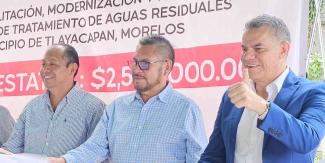 Arrancan plantas de tratamiento de aguas residuales en Tlayacapan