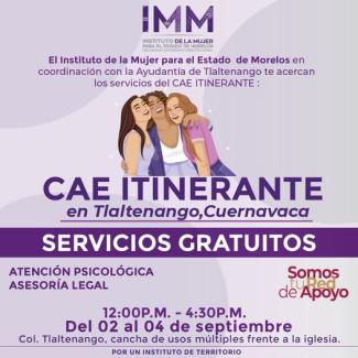 Cae Itinerante en Tlaltenango 