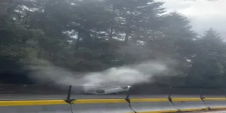 accidente en autopista