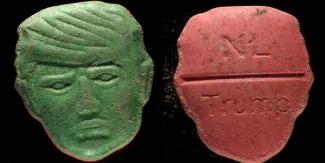 Alerta en Países Bajos por potentes y letales pastillas de éxtasis con figura de Donald Trump