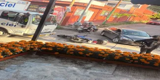 Accidente vial en Cuernavaca