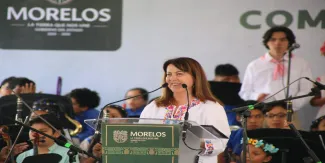 Gobernadora anuncia inversión millonaria en Morelos