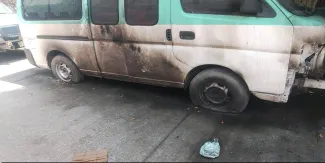 Ruta es incendiada en Cuautla