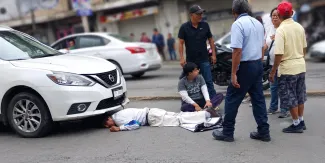 Accidente vial en Cuernavaca