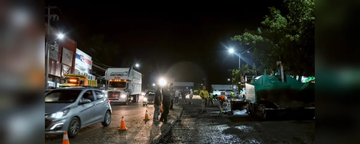 Obras de bacheo en Cuernavaca