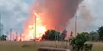 VIDEOS. Explota planta de gas en Venezuela dejando al menos cinco heridos